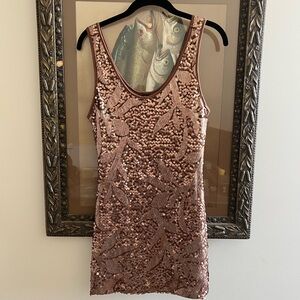 Guess Sequin Embellished Bodycon Dress